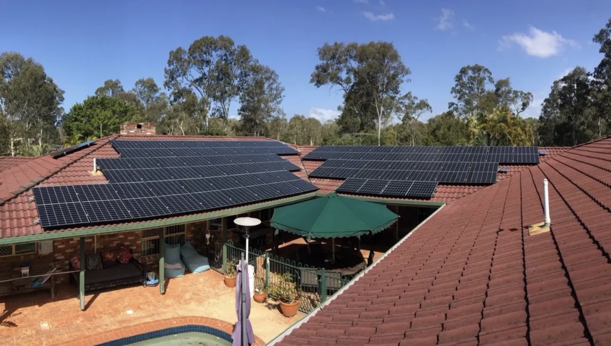 Home with optimized battery setup in Brisbane