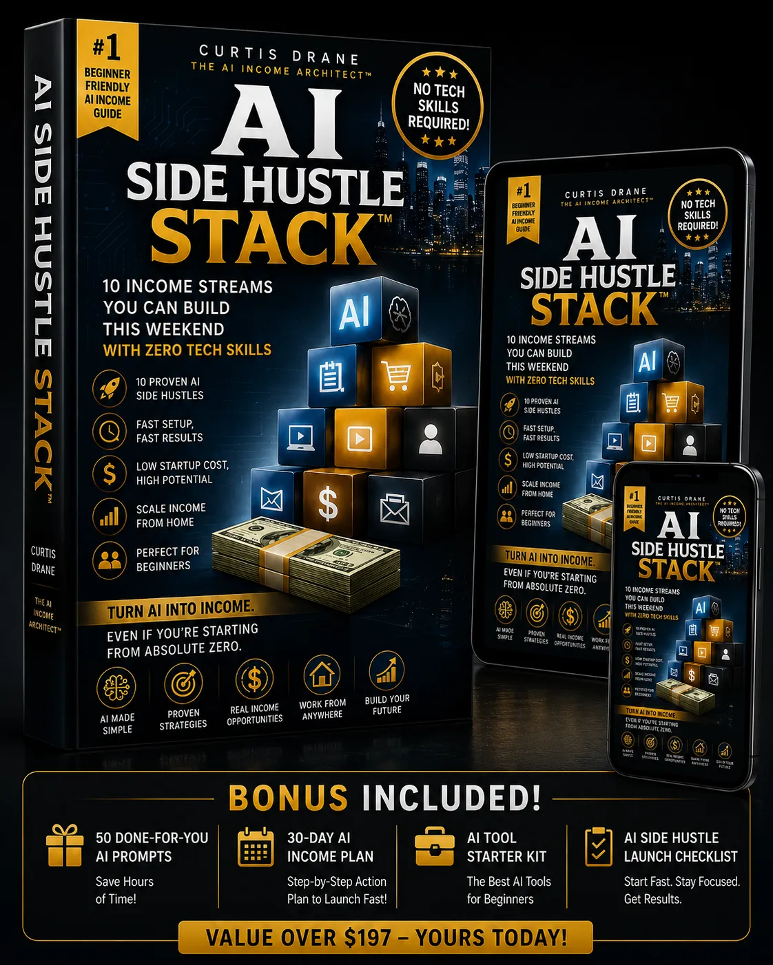 AI Income Foundations Ebook Cover