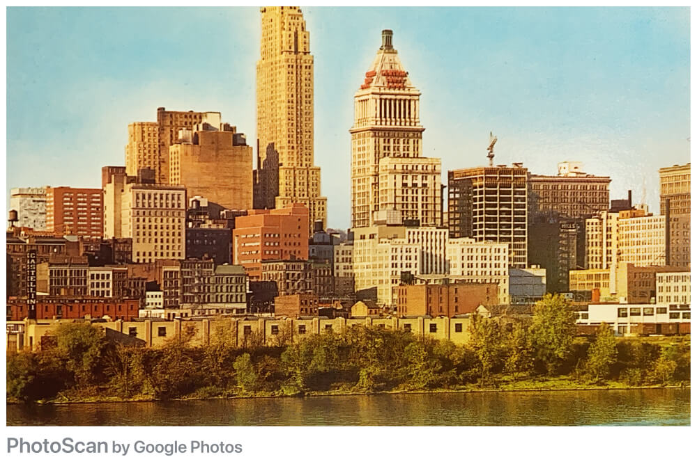 Cincinnati's Riverfront from 60s