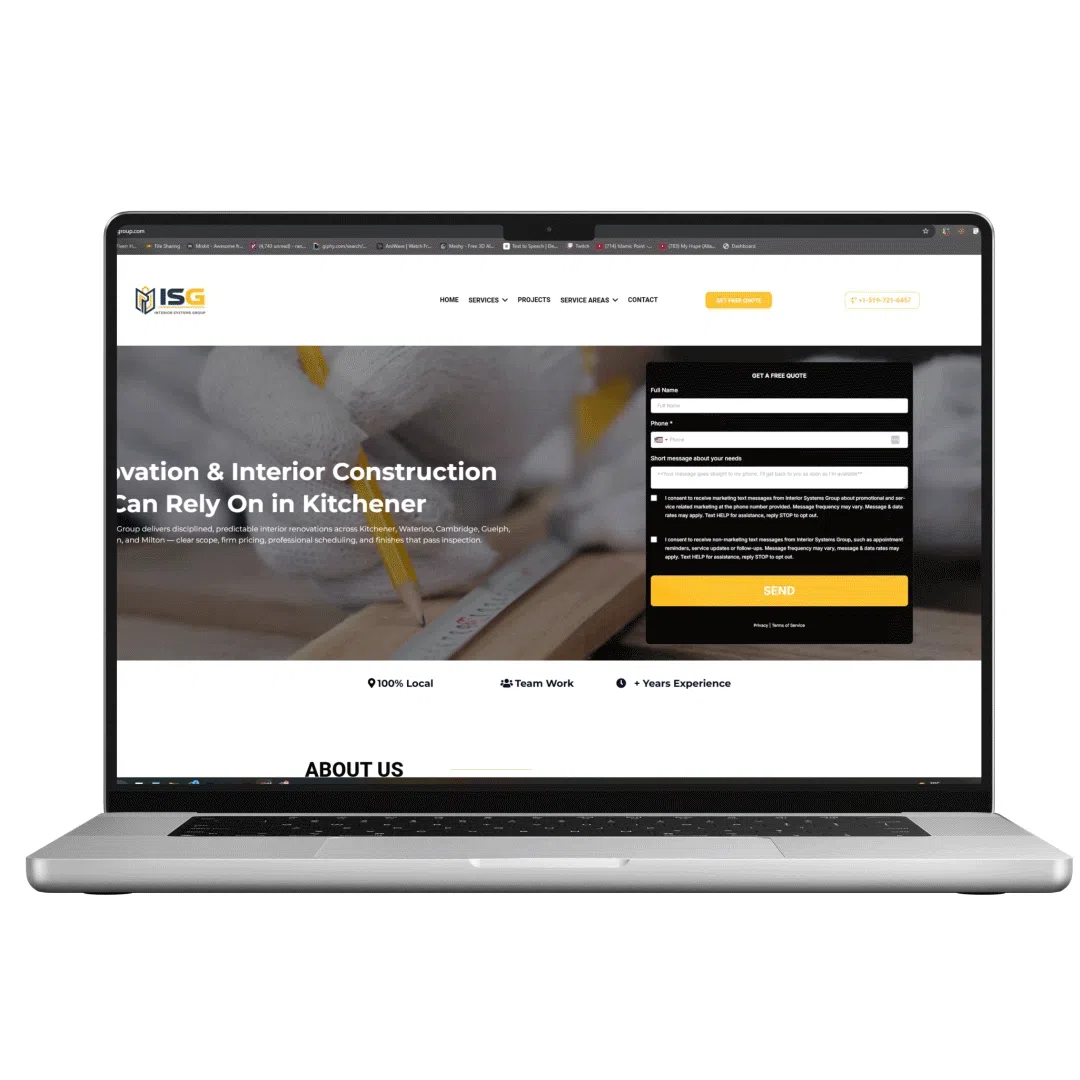 Functional Website GIF