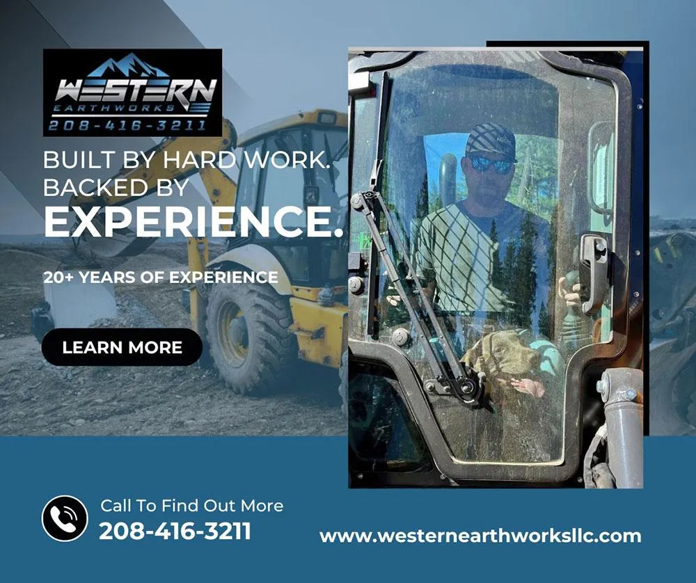 Excavation in Kootenai, Bonner, Benewah, Shoshone, Latah, Nez Perce, and Clearwater