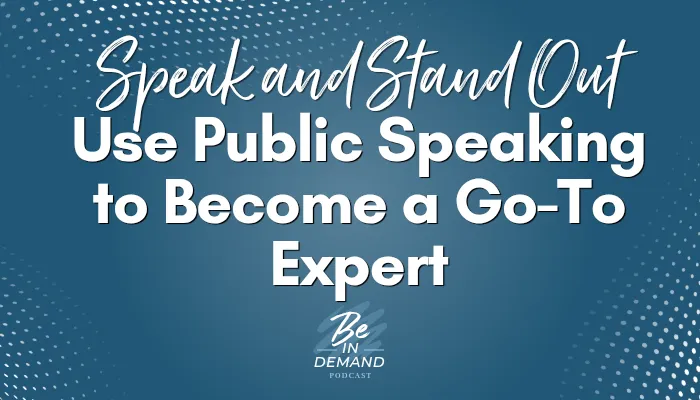Public Speaking Secrets to Position Yourself as an Expert | Ep 408