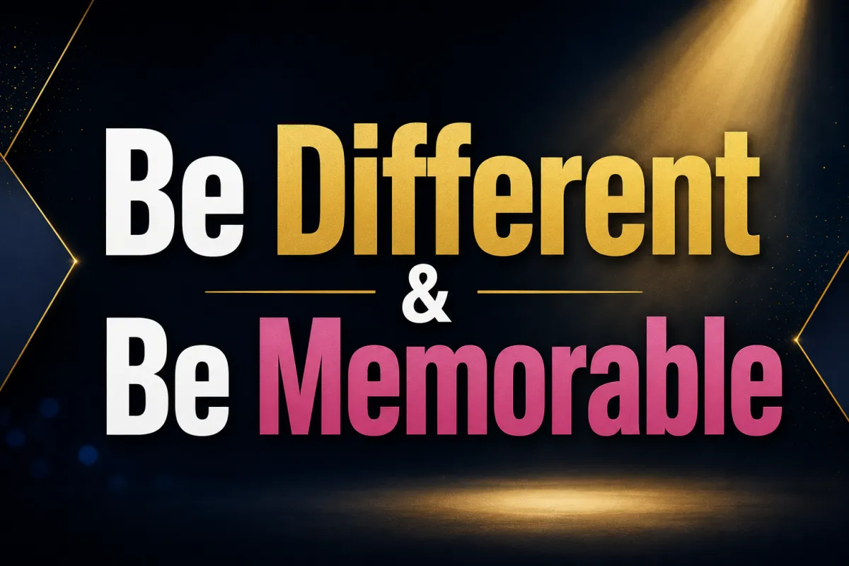 Why Being Different Is What Gets You Noticed and Remembered at Work | Ep 432