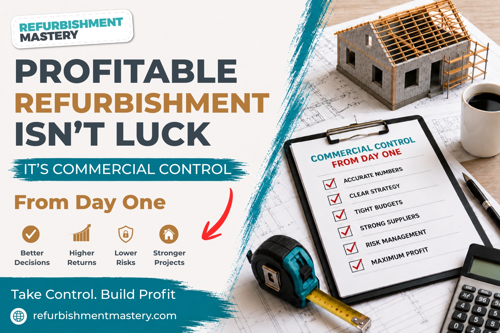 Profitable Refurbishment Isn't Luck — It's Commercial Control From Day One