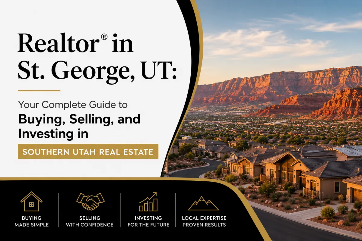 Bryan Burnett Realtor® in St. George UT helping buyers and sellers navigate Southern Utah real estate in Entrada, Stone Cliff, Ivins, Santa Clara and Hurricane Valley