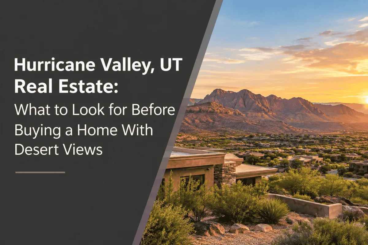 Hurricane Valley UT Realtor helping buyers evaluate a home