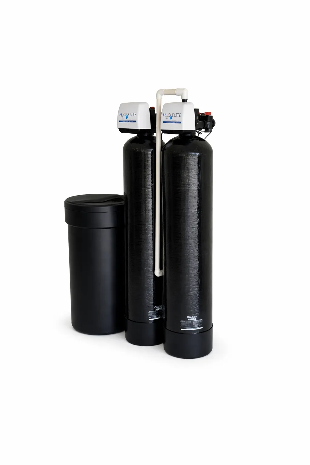 Before and after comparison of hard water vs softened water in a Central Florida home