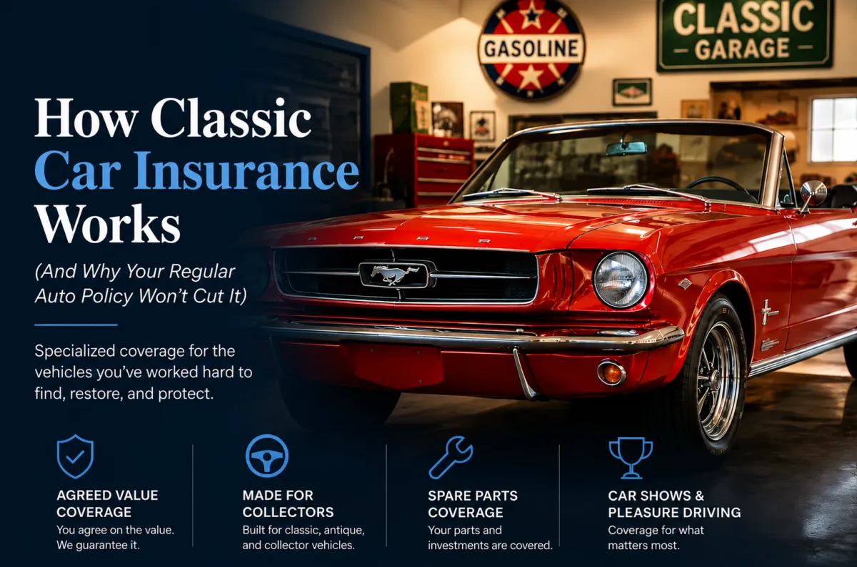 How Classic Car Insurance Works (And Why Your Regular Auto Policy Won't Cut It)
