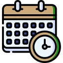 Calendar booking icon