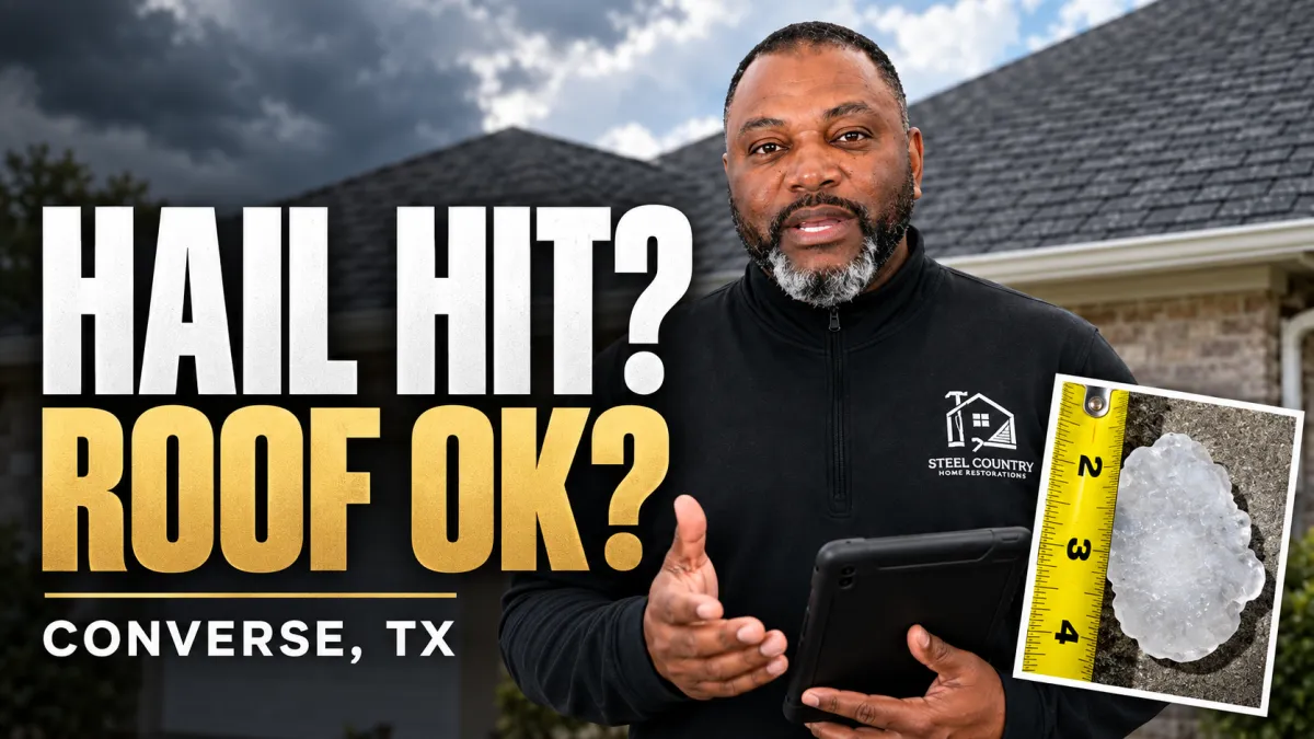 Hail Damage Check: Protect Your Roof in Converse, TX