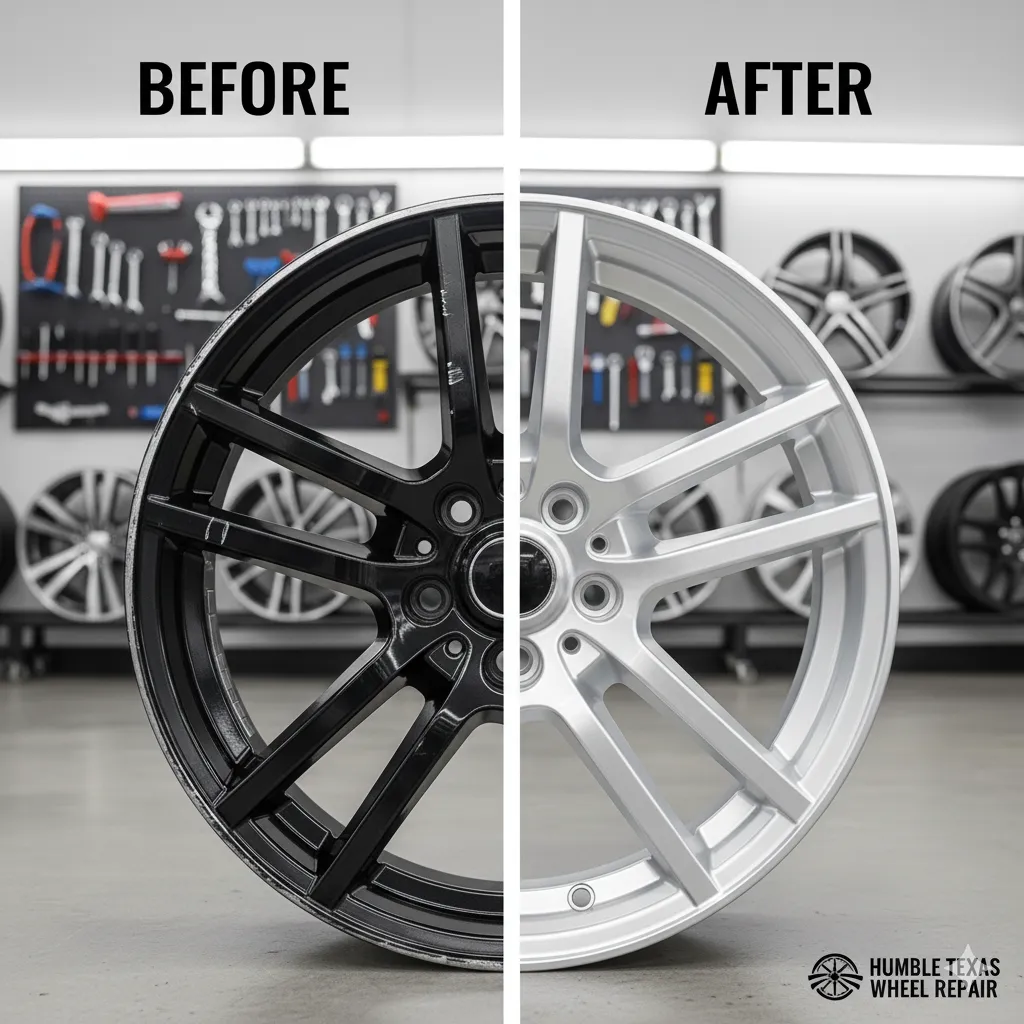 Curb rash and scratch refinishing image