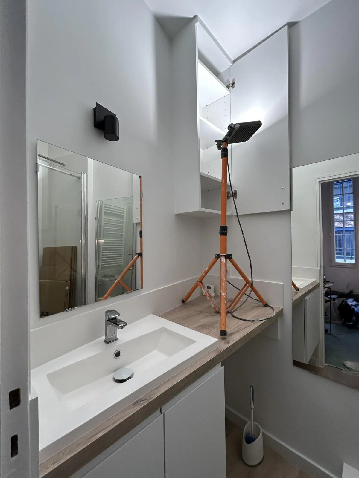 Rénovation de la salle de bain d'un client à Paris