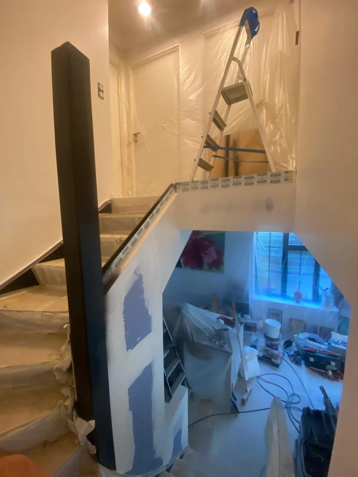 Rénovation des escaliers d'un client à Paris