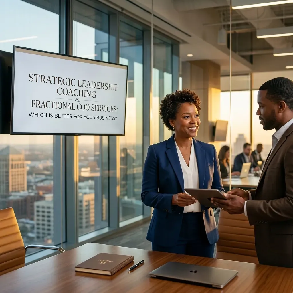 Strategic Leadership Coaching Vs. Fractional COO Services: Which Is Better for Your Business?
