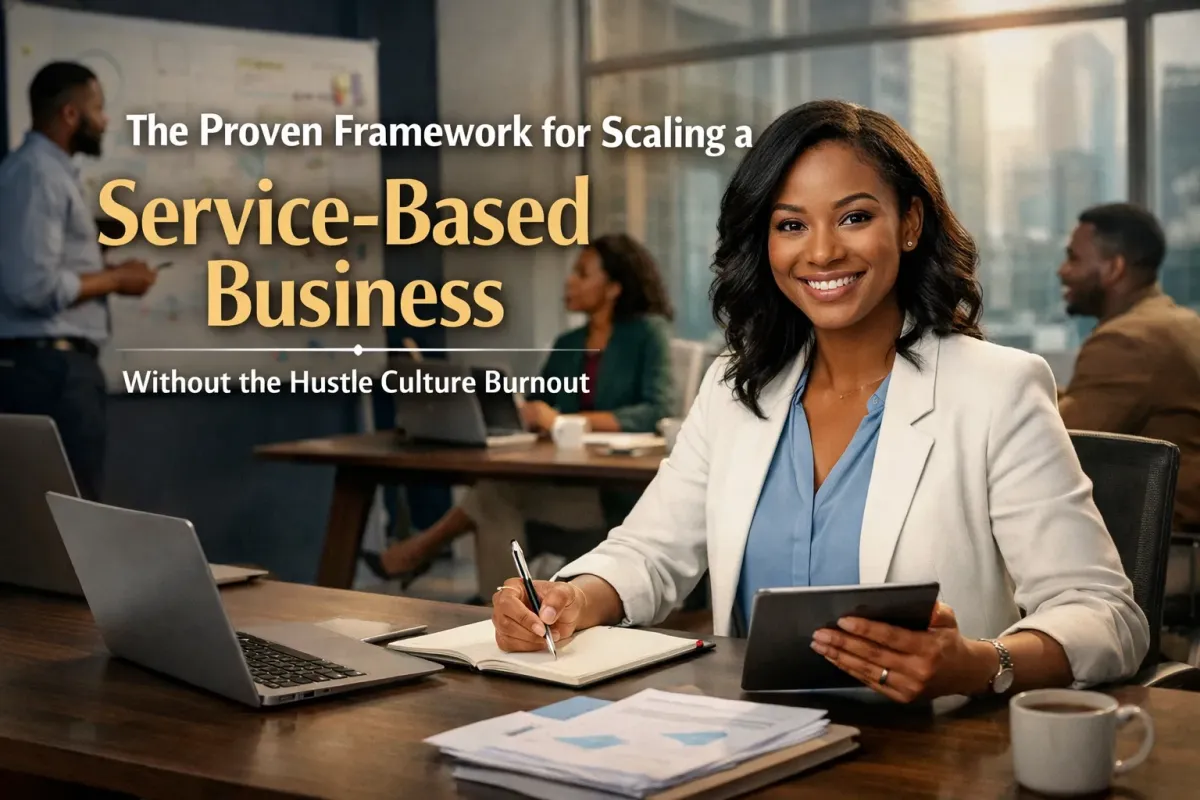 The Proven Framework for Scaling a Service-Based Business Without the Hustle Culture Burnout