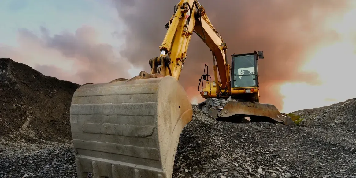 Illustration of an Excavator 