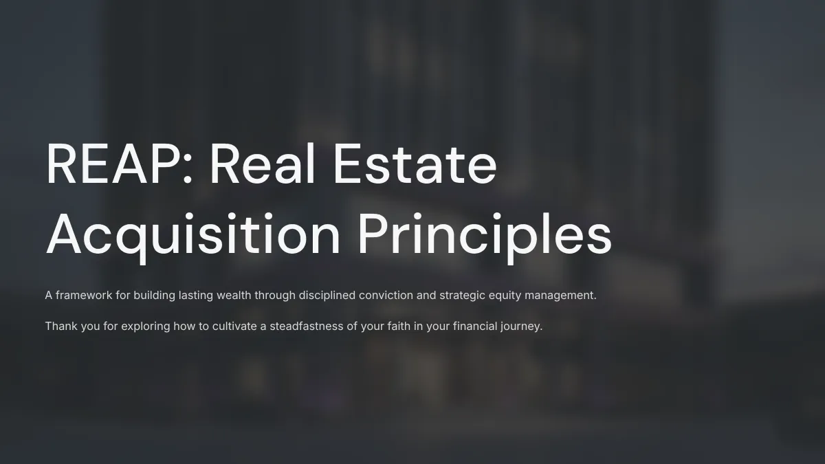REAP Principle 35: Your Portfolio Will Not Grow Faster Than the People Around It
