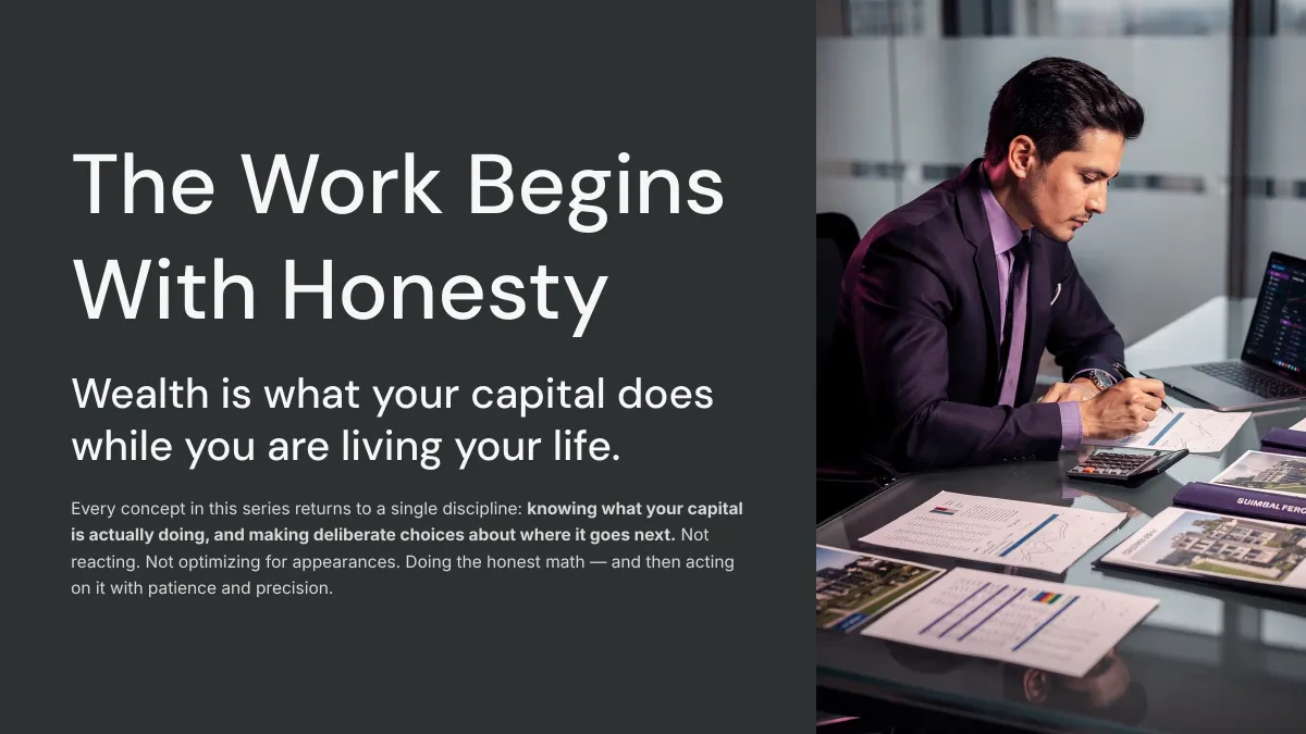 The Work Begins With Honesty