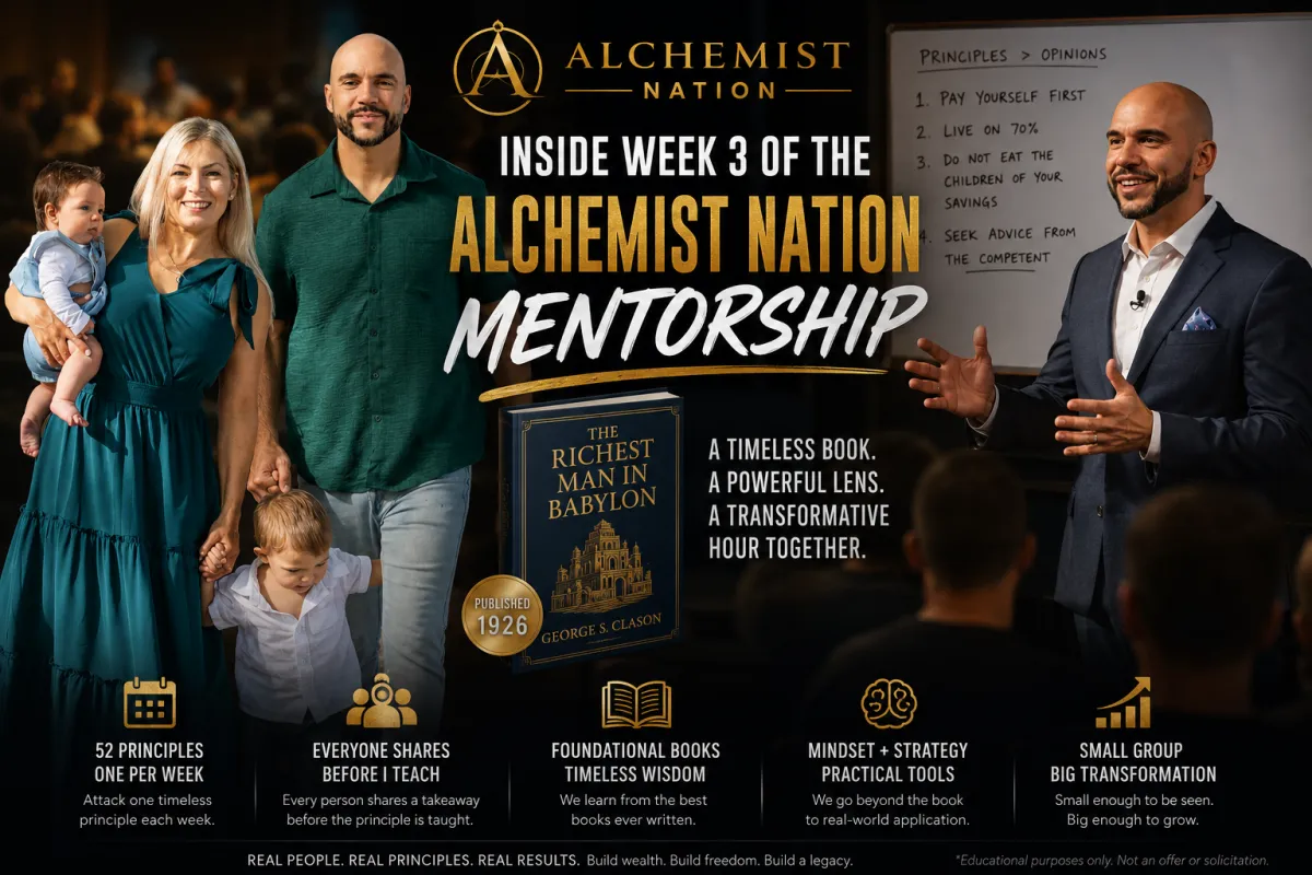 Inside Week 3 of the Alchemist Nation Mentorship