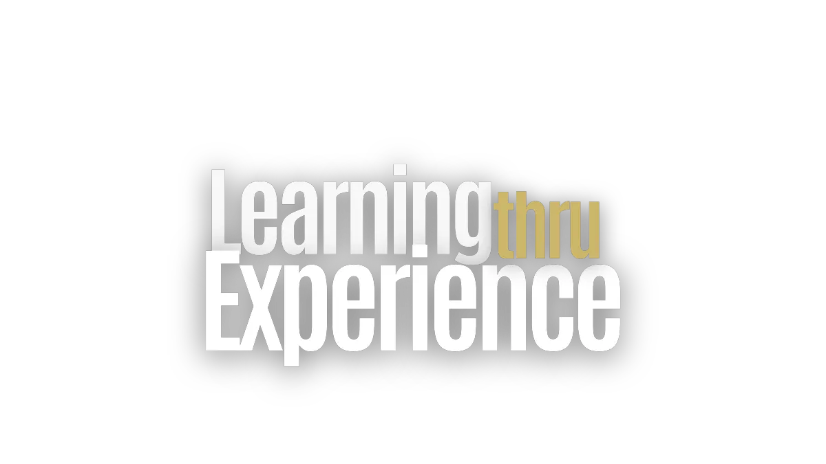 Learning Thru Experiences Banner
