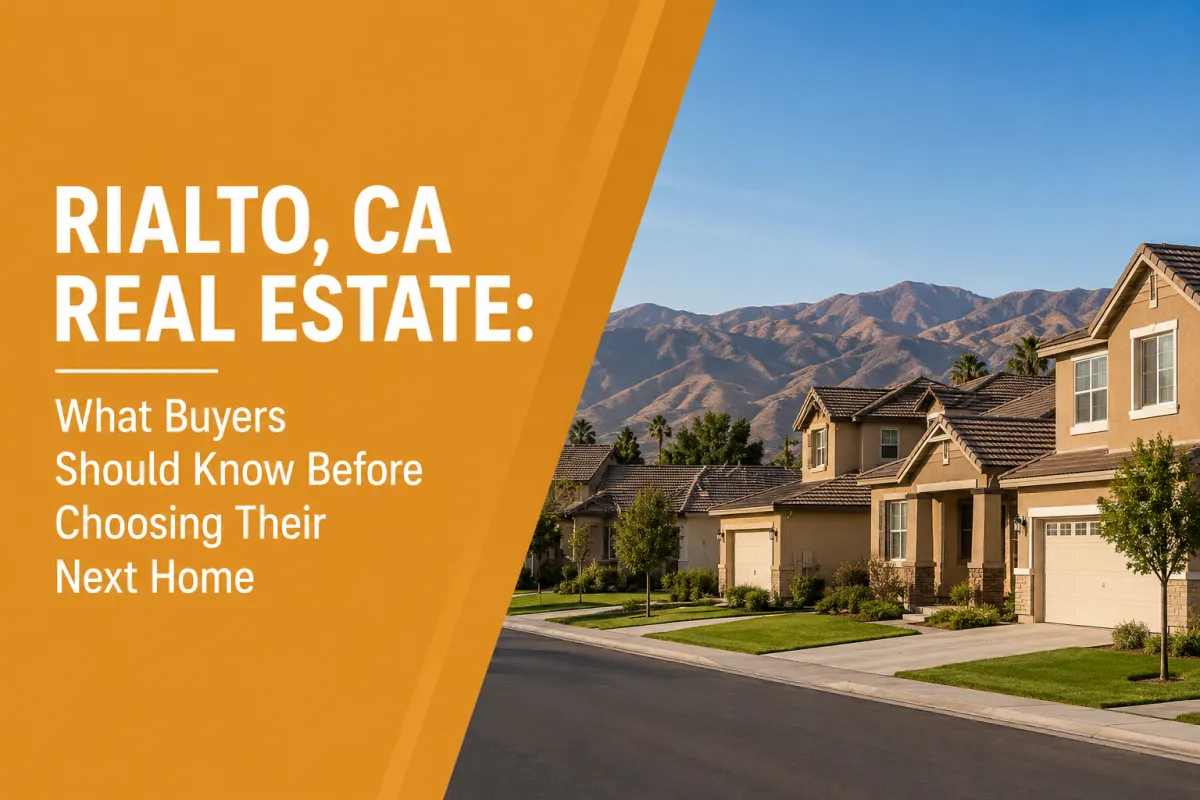Rialto CA real estate and homes for sale