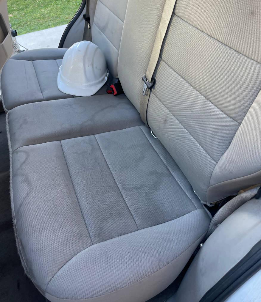 Stains on Car Seats - Interior Detailing