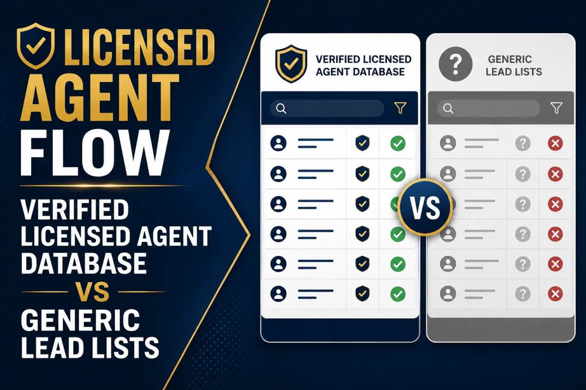 Verified Licensed Agent Database vs Generic Lead Lists