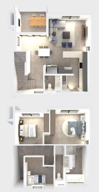Ferndale Randburg 2 bed floorplan studio apartment