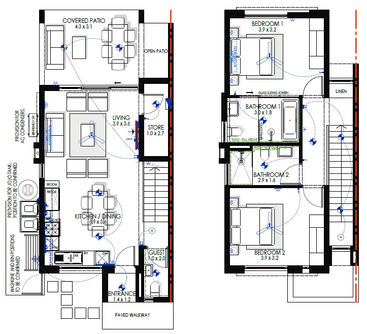 KZN Life 1 Bed Floorplan