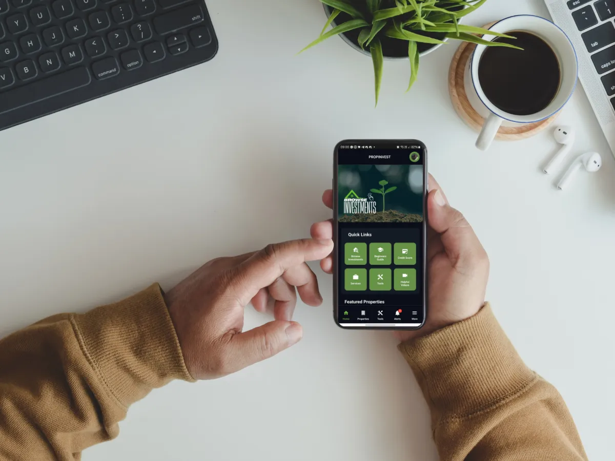 Property investment mobile app