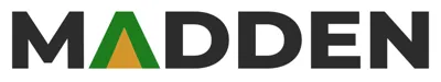 Madden Growth Systems Inc. logo featuring a green triangular symbol, representing the brand's focus on innovative marketing solutions for small business growth.