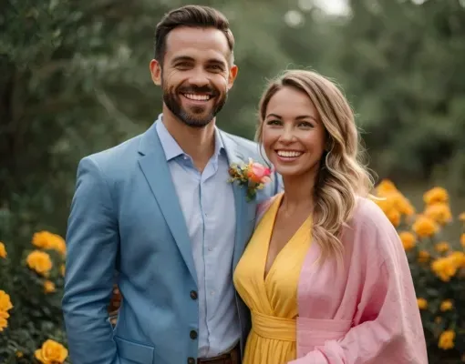 a happy couple after therapy with dr. nicole parker