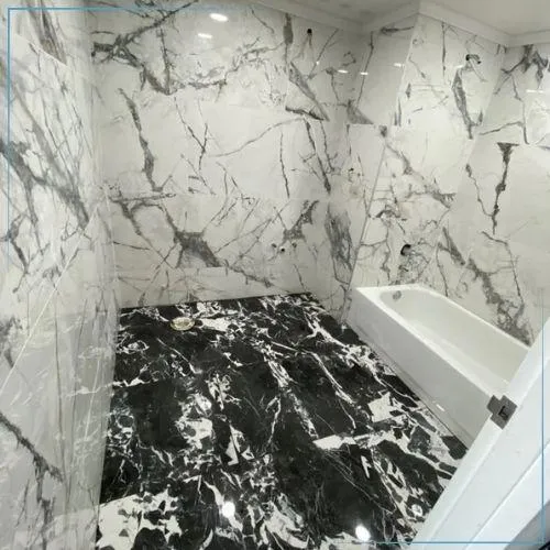 Stylish bathroom upgrade in Jersey City, NJ with new fixtures