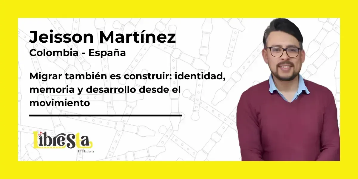 Jeisson Martínez, filósofo colombiano y docente de la Universidad de Murcia, durante su entrevista para Libresta sobre migración, desarrollo sostenible e inteligencia artificial.