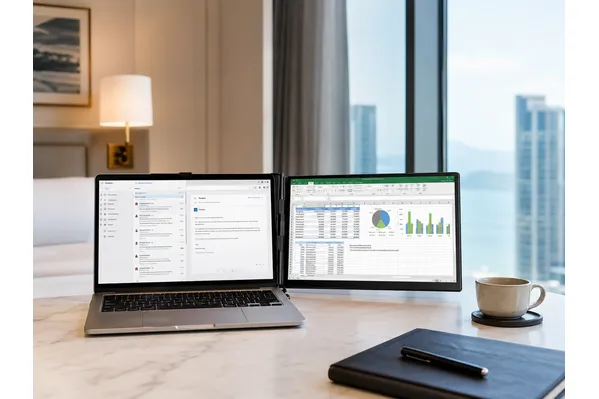 Honest Review: Zerfis 14" Portable Laptop Screen Extender — My Home Office Goes Wherever I Go