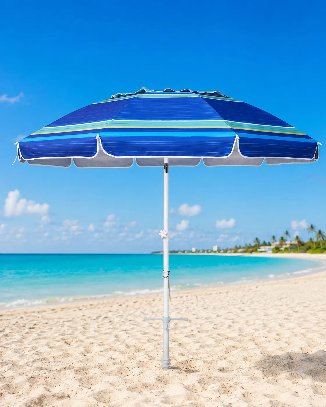 Honest Review: AMMSUN 8-Foot Beach Umbrella — The One That Actually Stays in the Sand