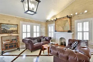 Living room at Ten33 short-term rental in Abilene, Texas