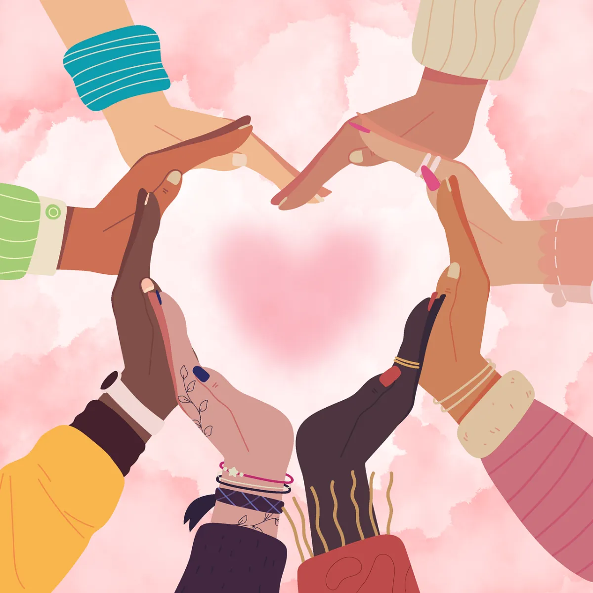 hands and heart image for community
