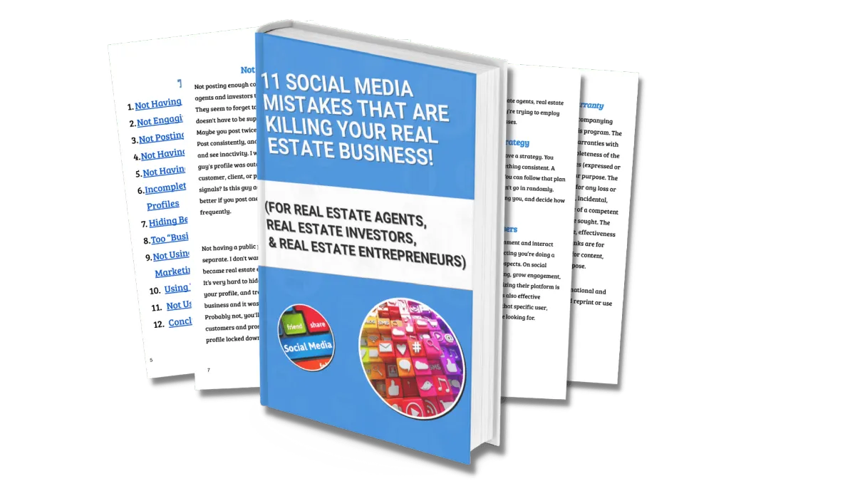 Ultimate Real Estate Marketing Asset Book By Jerome Lewis - Digital Real Estate StrategyUltimate Real Estate Marketing Asset Book By Jerome Lewis - Digital Real Estate Strategy - Jerome Lewis 11 Social Media Mistakes