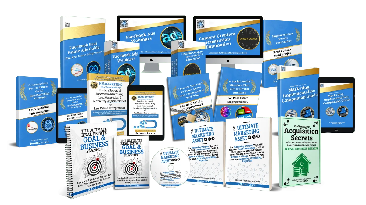 Ultimate Real Estate Marketing Asset Book By Jerome Lewis - Digital Real Estate StrategyUltimate Real Estate Marketing Asset Book By Jerome Lewis - Digital Real Estate Strategy - Jerome Lewis