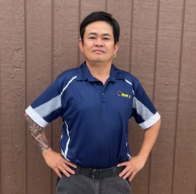 Portrait photo-style image of a single mobile tyre technician's work board and organized tyre-changing tools arranged neatly in a service van, isolated object on transparent background.