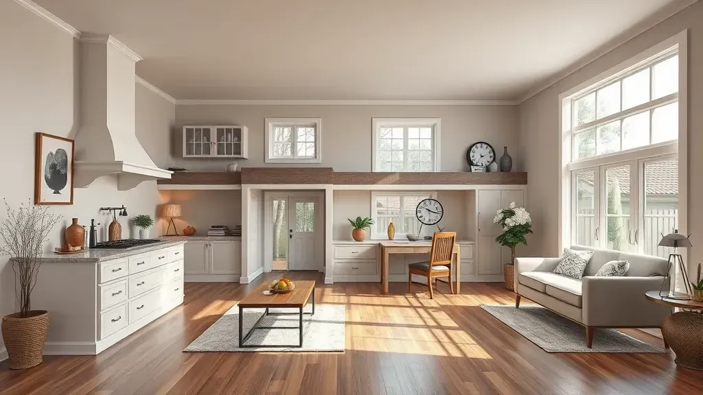 Home Remodeling in Toughkenamon, PA showcasing a modern kitchen with updated fixtures and bright decor.