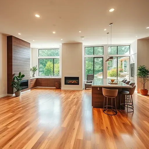 Renovated living room in Claymont DE features modern elegance and cozy comfort with open floor plan and natural light.