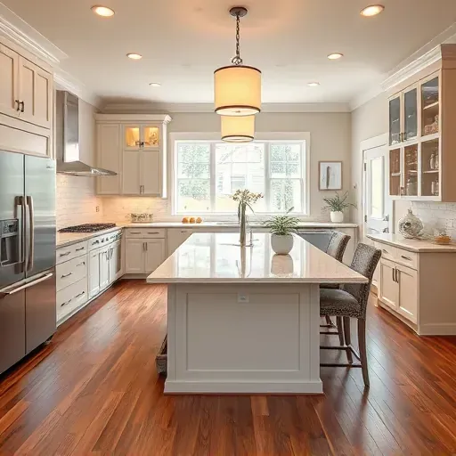 Renovated Southern Chester County kitchen with modern features, rustic charm, quartz countertops, and natural light.