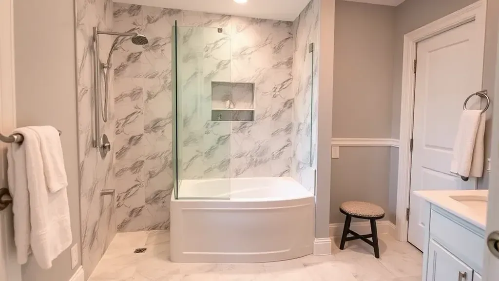 Tub-to-Shower Conversions projects in Landenberg PA showcasing modern designs and functionality.