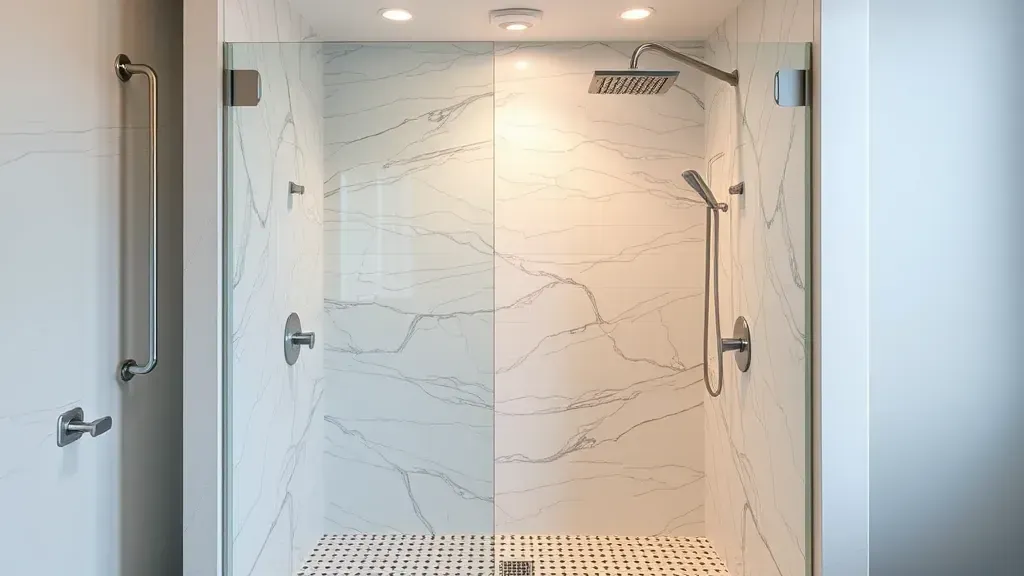 Shower installation project in Landenberg PA showcasing modern design and quality craftsmanship.