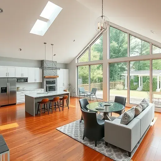 Home remodeling interior showcasing a modern design in Landenberg PA with elegant finishes and vibrant colors.