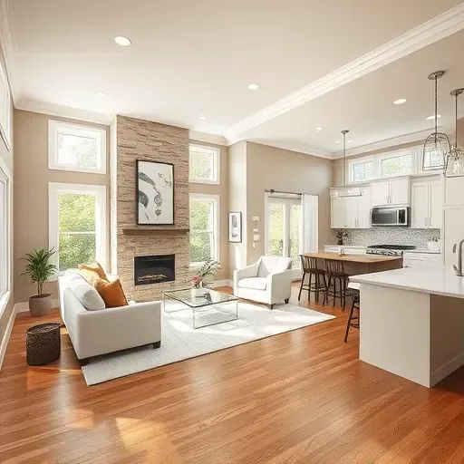 Completed home remodeling project in Landenberg PA showcasing stylish design and modern features without people.