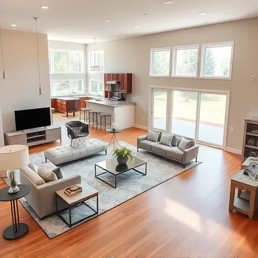 Home remodel in Landenberg PA featuring modern design elements and stylish furnishings with no people present.