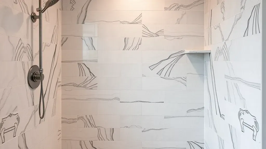 Shower tile installation project showcasing stylish designs in Landenberg PA